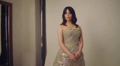 Jenna Ortega getting ready talking about presenting the Emmys, Her Dress and Wednesday! 
