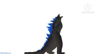 Composite Godzilla Test Animation