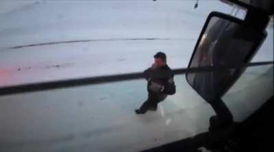 Idiot thinks he was smart there with his actions