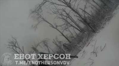 Helmet Cam Footage of Russian 98th Guards Airborne Division unsuccessful assault, taking incoming fire & attempt at shooting drones towards Chasiv Yar [Part2]