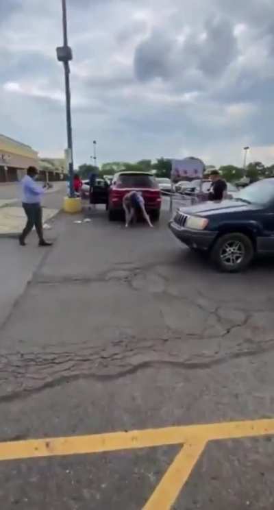 Two men get into an argument one smashes the others car up and pays dearly for it