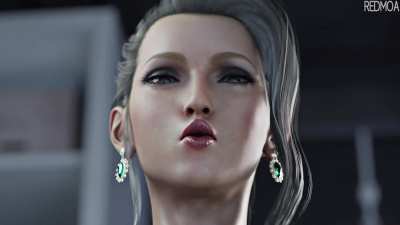 Cumming on Scarlet Boobs (Redmoa) [Final Fantasy 7]