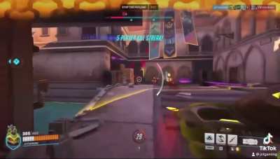 He jump