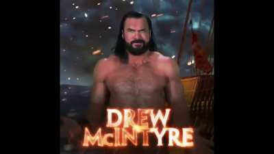 Bobby Lashley vs Drew McIntyre moving match graphic with added GREENLIGHT!