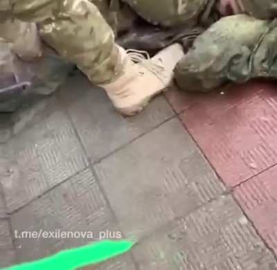 Russian soldiers taken prisoners in Kupiansk after attacking into the city in middle of November 2024
