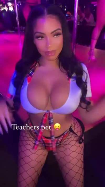 Yo did yo homework? If not she helps you with that. Eleni (@e.dot)