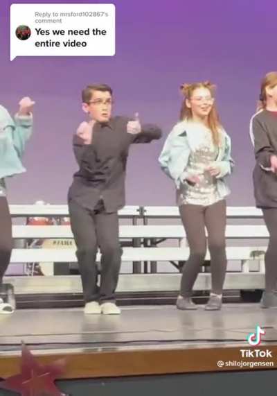 Kid slays Cupid Shuffle