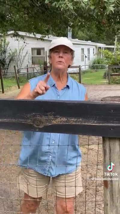 “If you are on my property, I will defend it.” Neighbors argue about property lines and fences