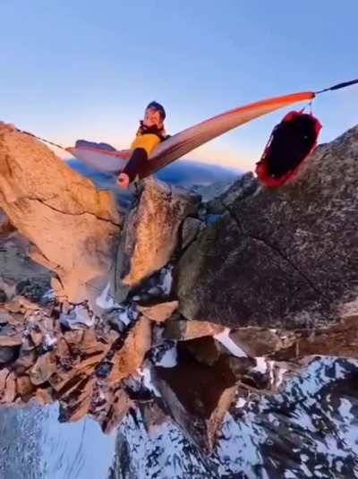 Sleeping up here