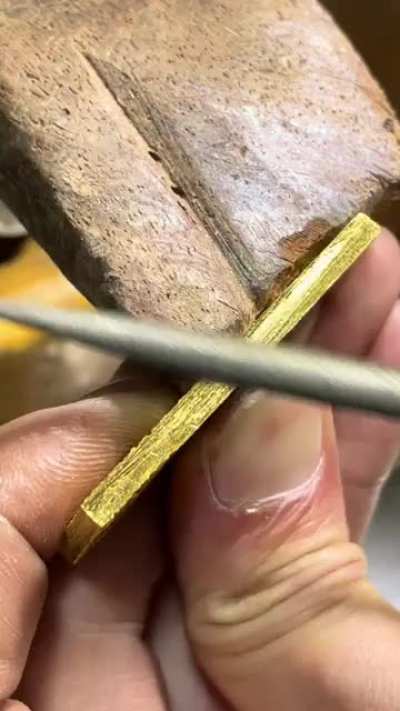 Beautiful gold bar transformed