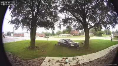 Just Another Beautiful Day Of Lawn Care...