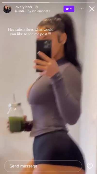 I told ha that booty crease, I’ll be loyal 🤑