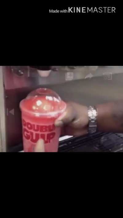 Double gulp cup