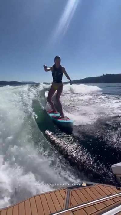 Going wakesurfing 7/22/2023