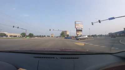 Made eye contact with him as he cuts me off at an intersection. Then proceeds to take off as fast as he can to get away.