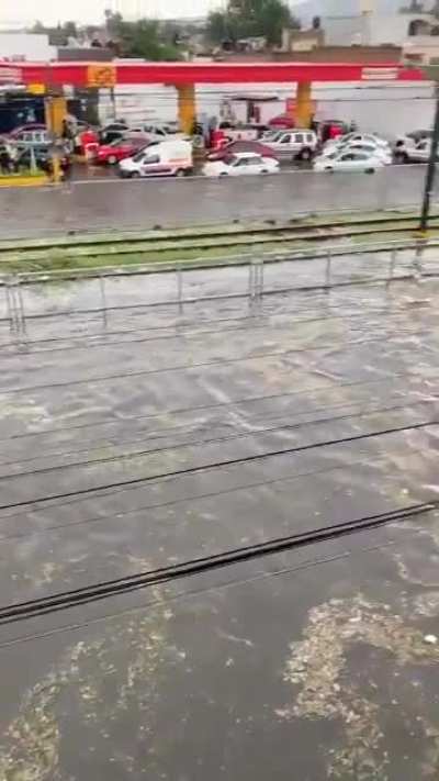 Todos bien o les agarró la inundación?