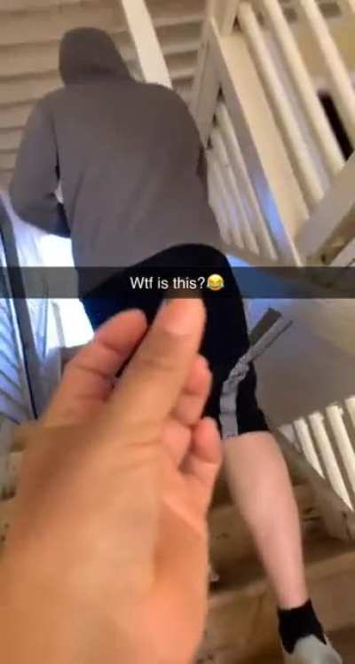 What she's holding isn't scary, the scream is