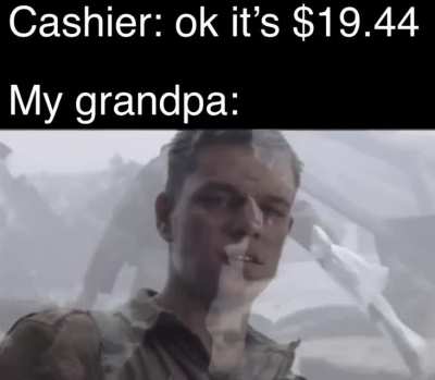 The cashier’s German accent didn’t help