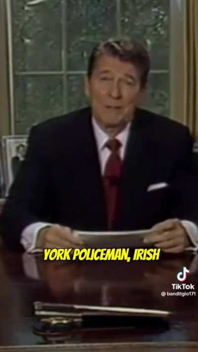 Ronald Reagan tells a story about an Irish man