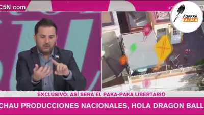 Brancatelli criticando que Dragon ball se pase en la TV pública
