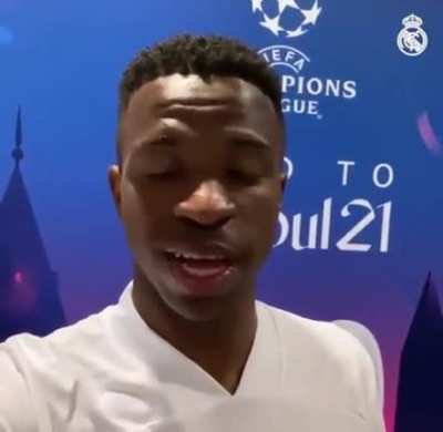 O portunhol do Vinícius Júnior é maravilhoso