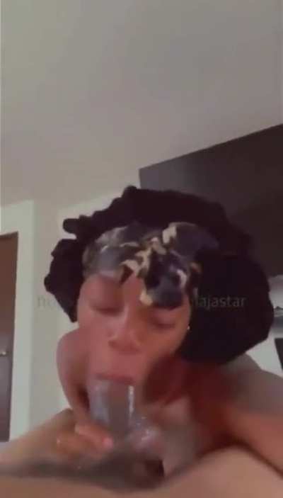 Slim mama… deep throat…