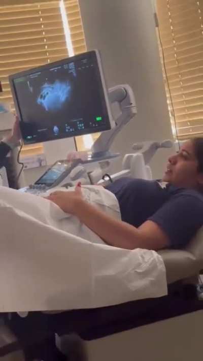 her reaction!