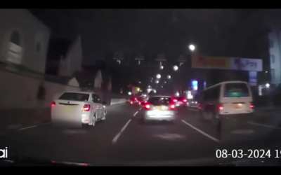 Cammer hits several cars