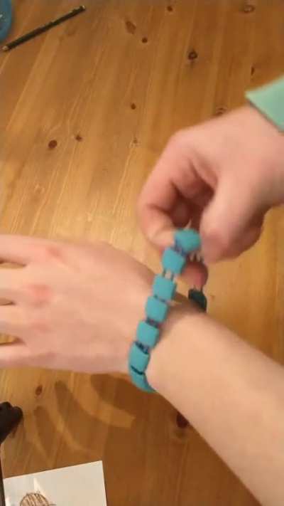 You can integrate rubber bands in prints also. Lots of possibilities!
