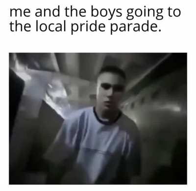 Me and the boys are undefeated againsts queers