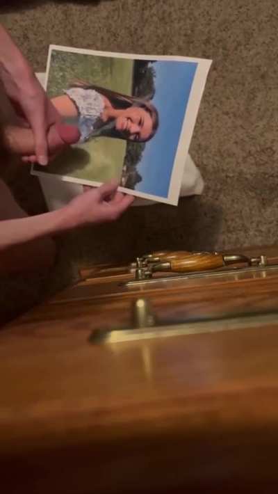 Cumtribute to cute girl I go to college with