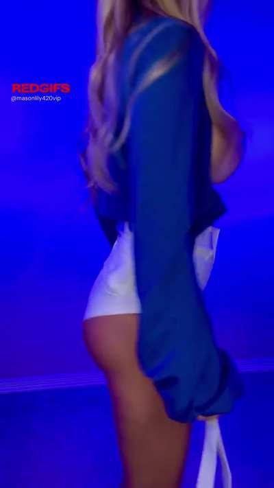 Couldn’t make the Dallas Cowboys Cheerleader squad cause my tits were too big