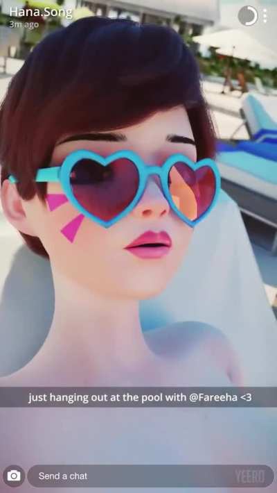 D.va and Pharah at the pool (Yeero)