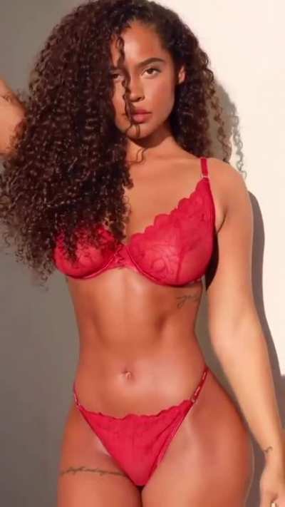 Lady in red