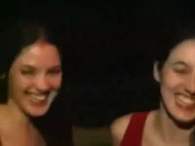 Twins Kissing