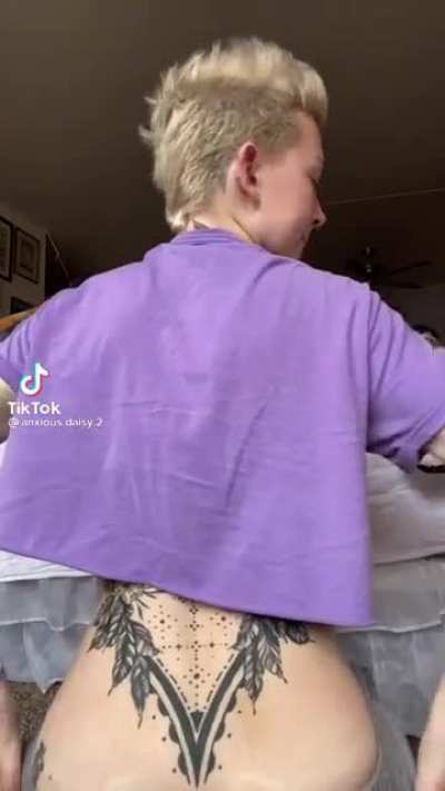 I’m not much for tattoos but seeing her sexy back while being behind her or reverse cowboy would be incredible. (Anxious.daisy.2)