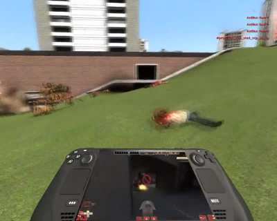 When crazy shit is happening outside but all you want to do is play TF2 on your Steam Deck