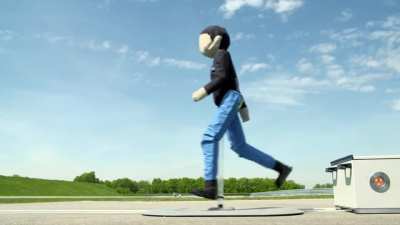 I don’t know who needs this, but here’s one of our Driver Assistance Dummies doing the Robot.
