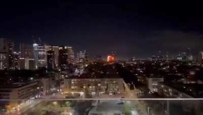 Iranian ballistic missile Direct impact on Tel Aviv , passed through 2 interceptors .. 3/3/2026