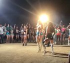 1 low Twerk in Latex at Enrique Iglesias video shoot (2018)