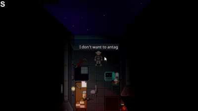 I don't want to antag... I want to be happy...