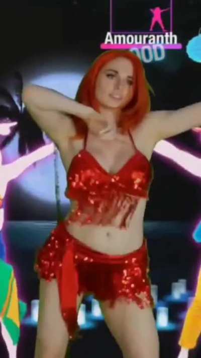 Amouranth dancing