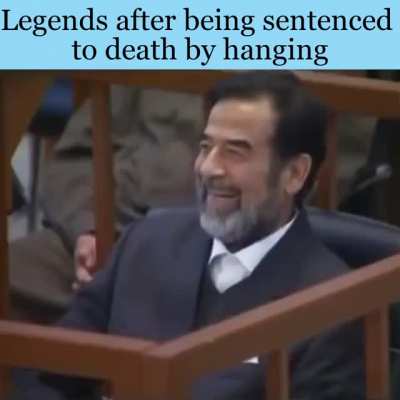 Sigmas laugh in the face of death