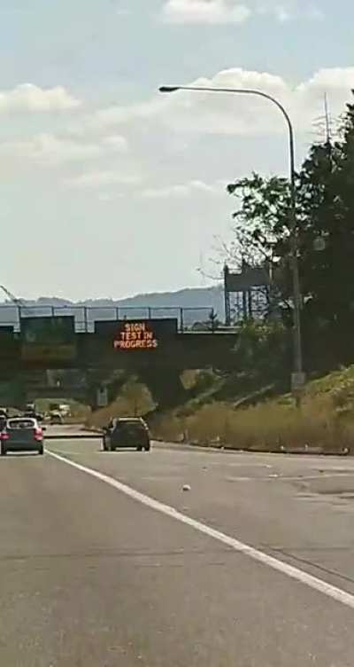 Sign test in progress