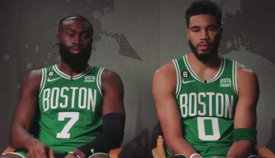 Here’s not only a friendly reminder that Jaylen Brown wants to force overtime, but here’s a separate friendly reminder that Jaylen Brown and Jayson Tatum want to win 7 more games