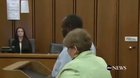 Dad jumps over the table to attack daughter's killer in court
