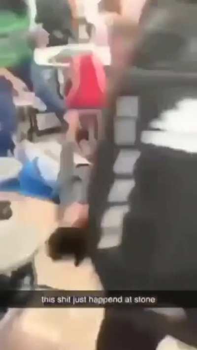 Cafeteria sucker punch