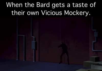 I can see the Joker’s flavors of vicious mockery involve crackling laughter.