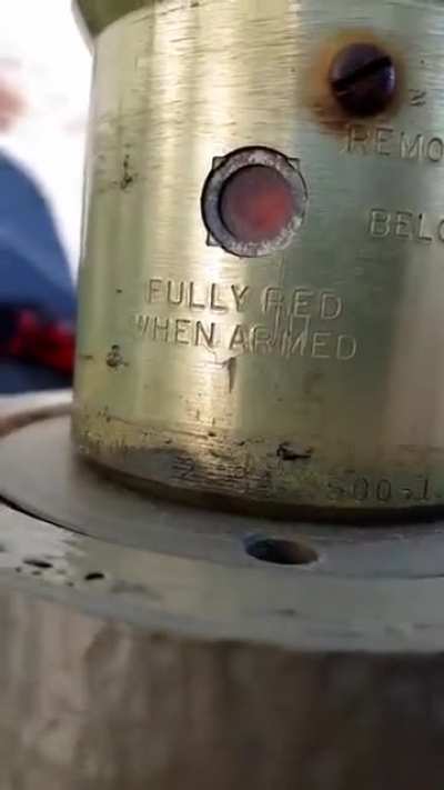 Fully red when armed!
