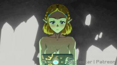 Zelda’s bath time is interrupted by Link (Mapl<wbr>estar<wbr>)[Zel<wbr>da: Tears of The Kingdom]